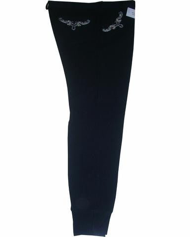Knitted Classic Black Breeches - eit-saddle-demo