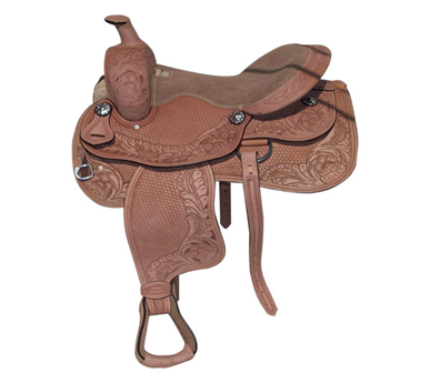 Brown Designer Western saddle - eit-saddle-demo