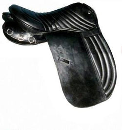 Black Dressage Horse Saddle - eit-saddle-demo