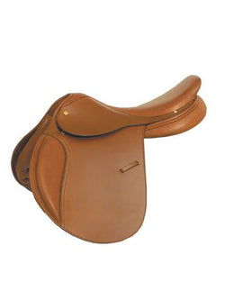Brown Dressage Horse Saddle - eit-saddle-demo