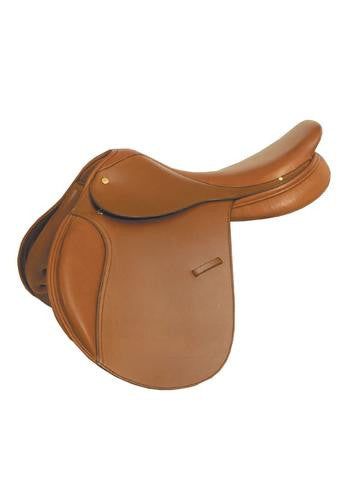 Brown Dressage Horse Saddle - eit-saddle-demo