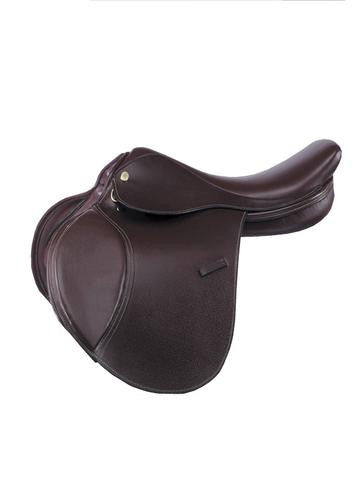 Dark Brown Eventing Dressage Horse Saddle - eit-saddle-demo