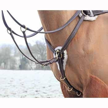 Leather Breast Plate - eit-saddle-demo