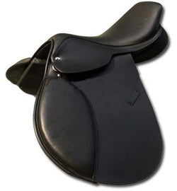 Black Dressage Horse Saddle - eit-saddle-demo