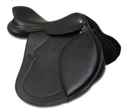 Black Dressage Horse Saddle - eit-saddle-demo