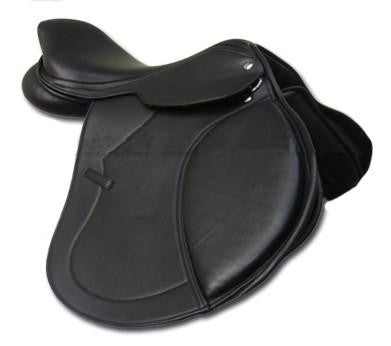 Black Dressage Horse Saddle - eit-saddle-demo