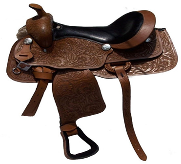 Pleasure Trail Barrel Racer Western Horse Saddle - eit-saddle-demo