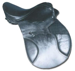 Black Dressage Horse Saddle - eit-saddle-demo