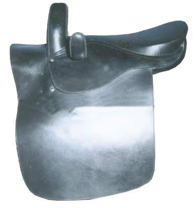 Black Dressage Horse Saddle - eit-saddle-demo
