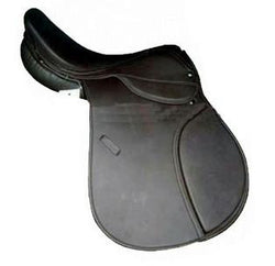Black Eventing Dressage Horse Saddle - eit-saddle-demo