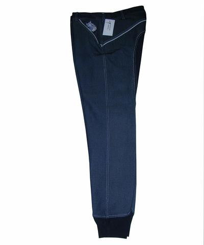 Blue Damask Breeches - eit-saddle-demo