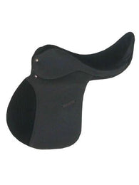 Black All Purpose Eventing Dressage Horse Saddle - eit-saddle-demo