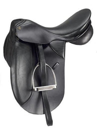 Black All Purpose Eventing Dressage Horse Saddle - eit-saddle-demo