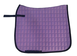 Dark Purple English saddle pad - eit-saddle-demo