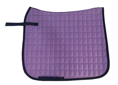 Dark Purple English saddle pad - eit-saddle-demo